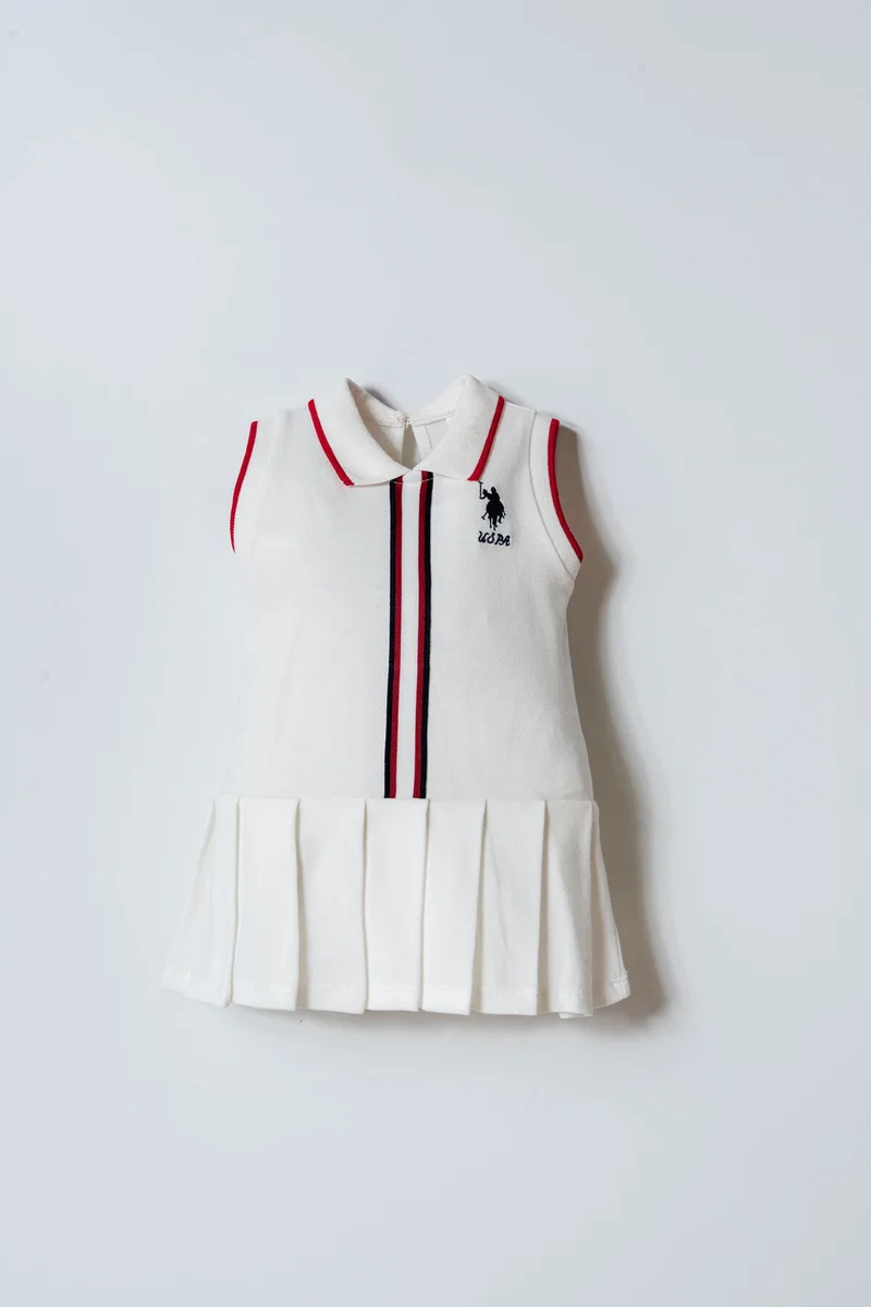 U.S. Polo Assn. U.S. Polo Assn. Baby Girls White Dress